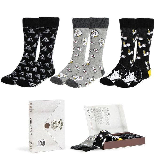 Set 3 calcetines Harry Potter CERDÁ