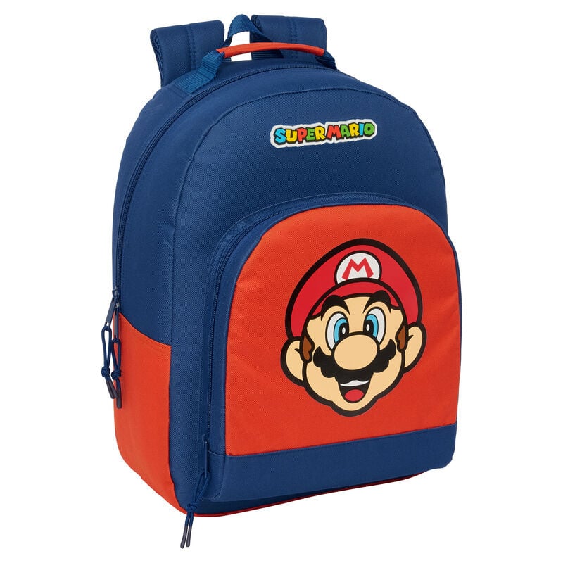 Mochila Mamma Mia Super Mario Bros 42cm adaptable SAFTA