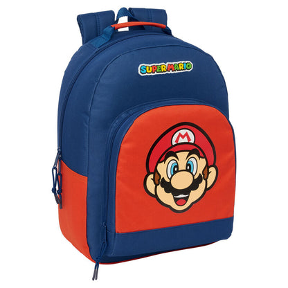 Mochila Mamma Mia Super Mario Bros 42cm adaptable SAFTA