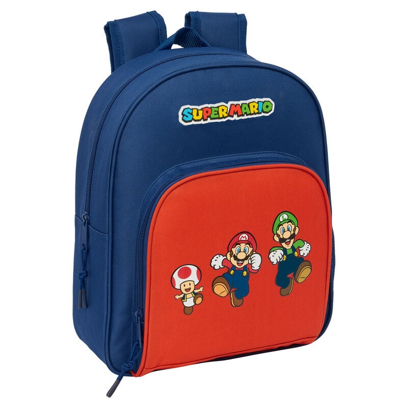 Mochila Mamma Mia Super Mario Bros 34cm adaptable SAFTA
