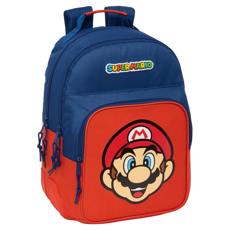 Mochila Mamma Mia Super Mario Bros 42cm adaptable SAFTA
