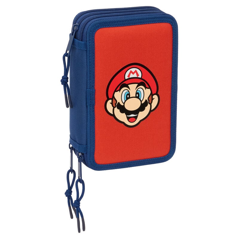Plumier Mamma Mia Super Mario Bros triple 37pzs SAFTA