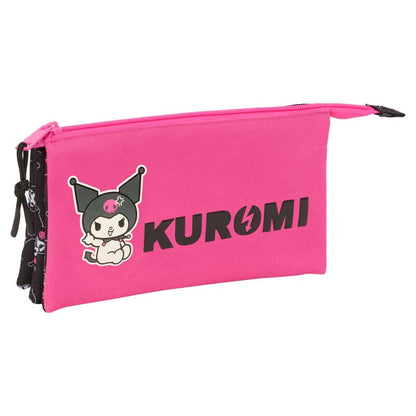 Portatodo Kuromi Hello Kitty triple SAFTA