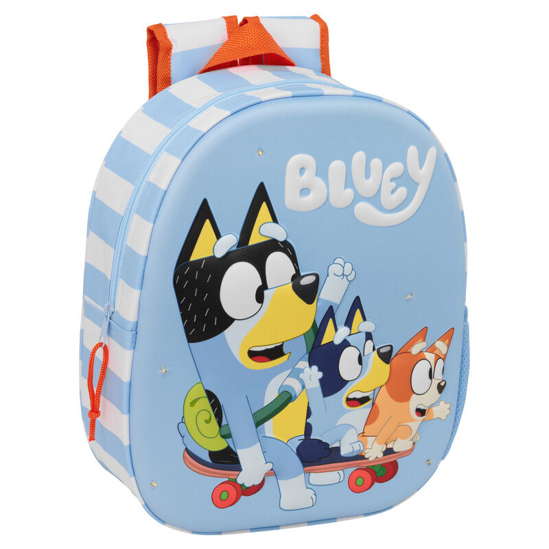 Mochila 3D LED Bluey 33cm SAFTA