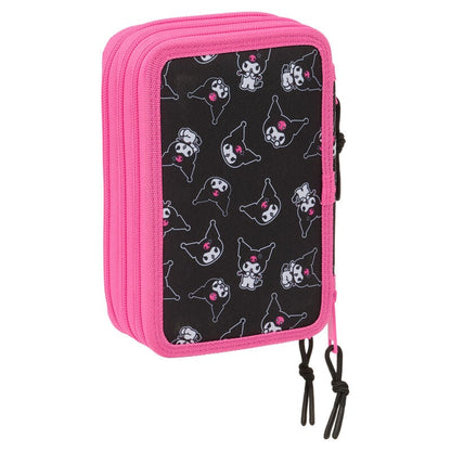 Plumier Kuromi Hello Kitty triple 37pzs SAFTA