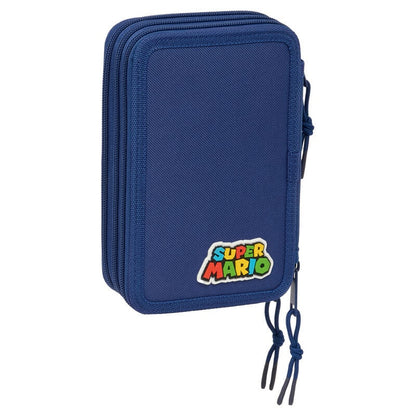 Plumier Mamma Mia Super Mario Bros triple 37pzs SAFTA