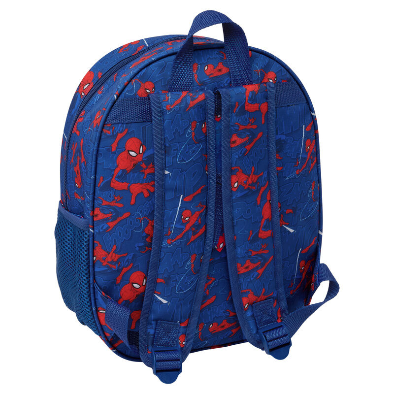 Mochila 3D LED Spiderman Marvel 33cm SAFTA
