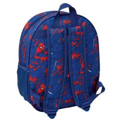 Mochila 3D LED Spiderman Marvel 33cm SAFTA