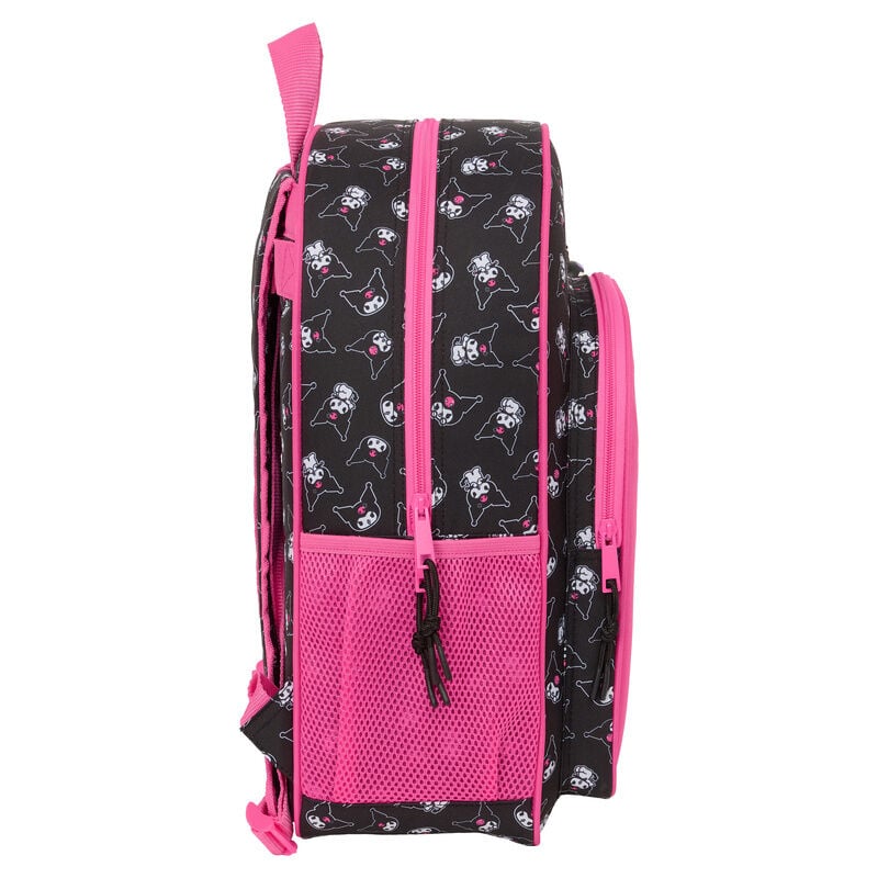 Mochila Kuromi Hello Kitty adaptable 42cm SAFTA