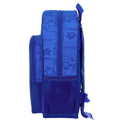 Mochila Sonic the Hedgehog 34cm adaptable SAFTA