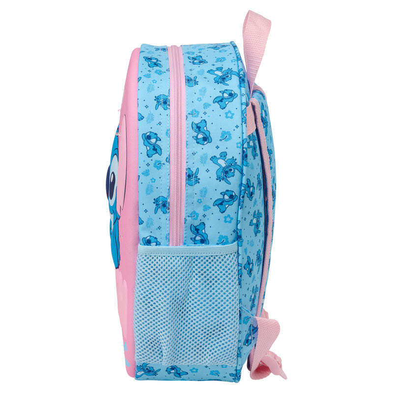 Mochila 3D LED Stitch Disney 33cm SAFTA