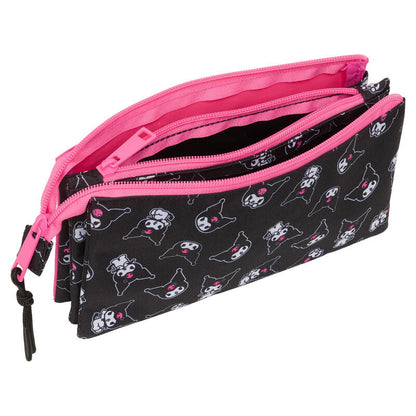 Portatodo Kuromi Hello Kitty triple SAFTA
