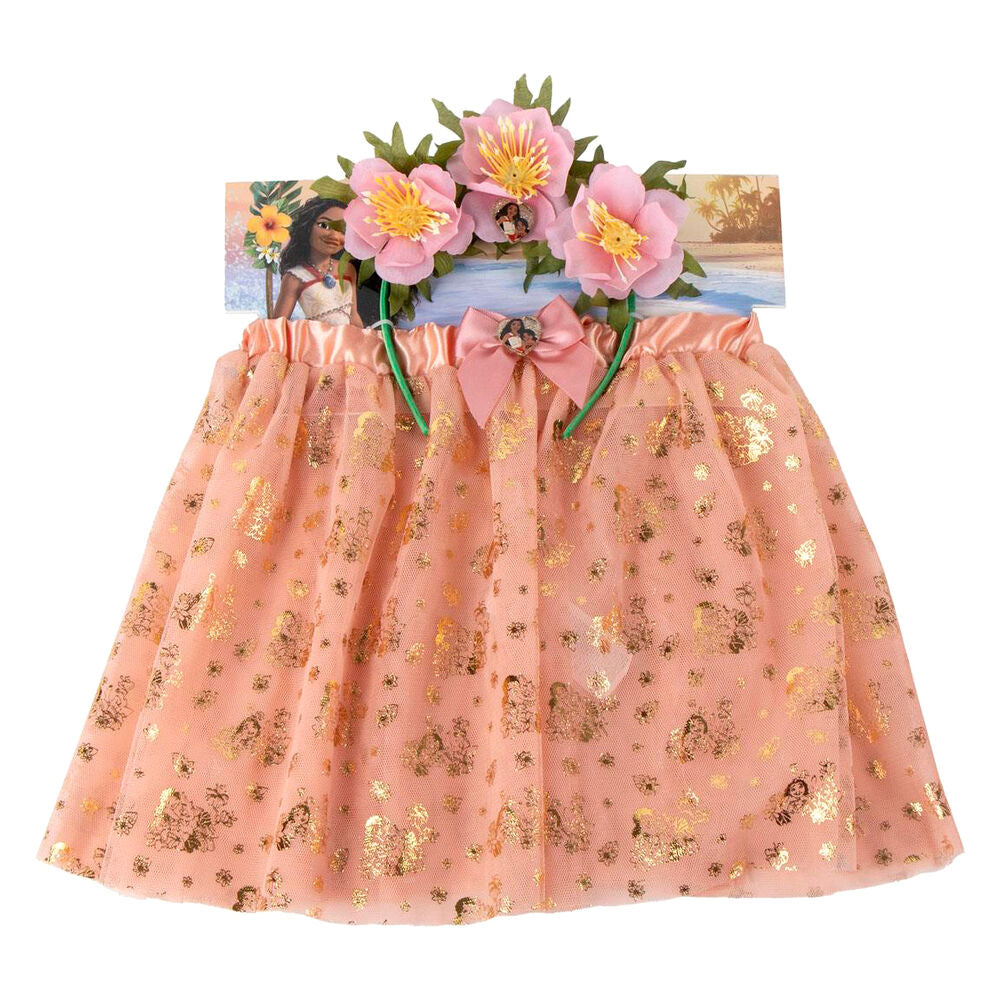 Set diadema + tutu Vaiana Moana Disney CERDÁ