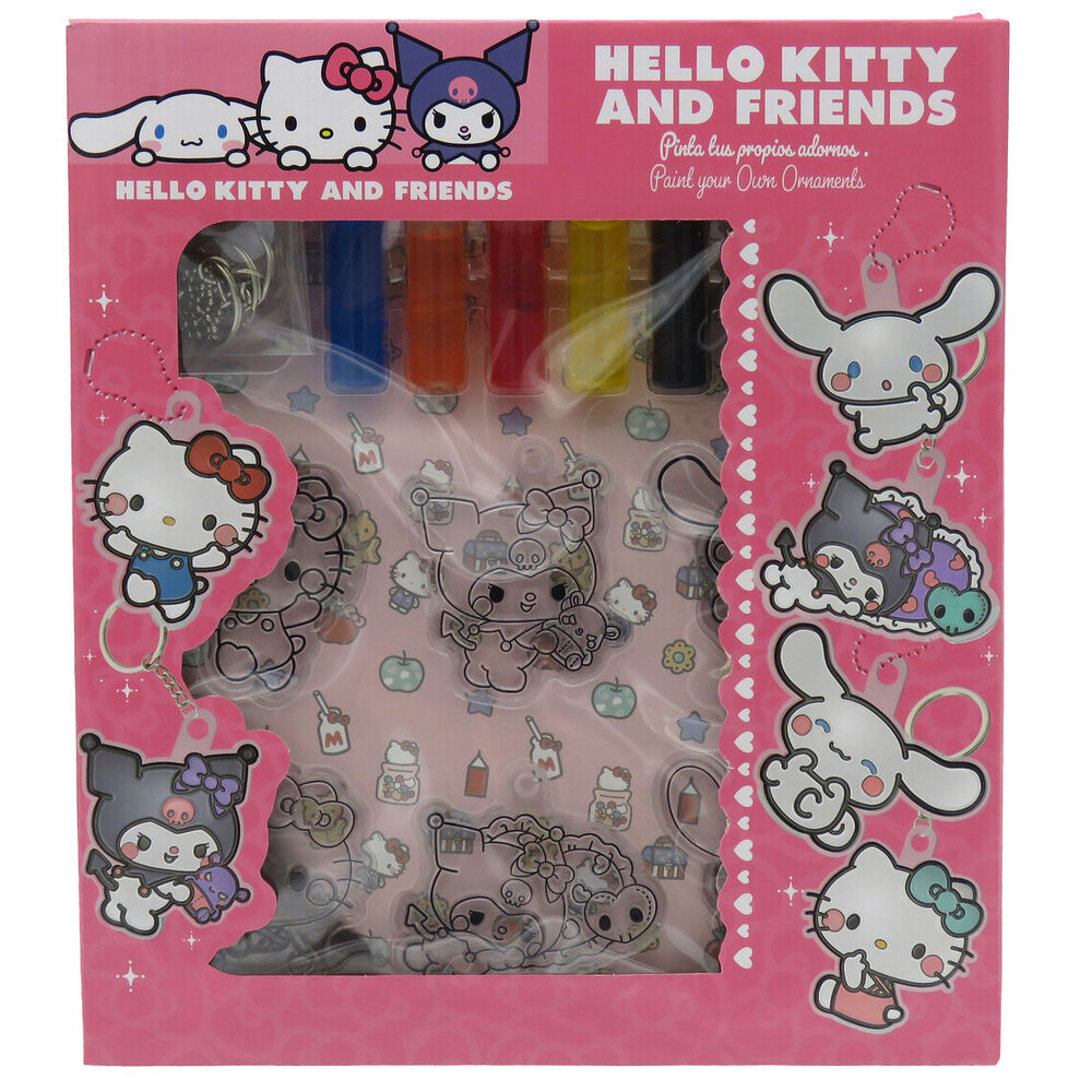 Set Colgadores para pintar Hello Kitty and Friends CYP BRANDS