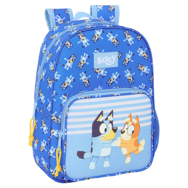 Mochila Lets Play Bluey 34cm adaptable SAFTA