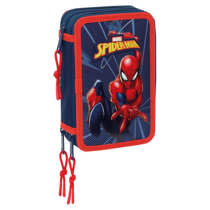 Plumier Spiderman Marvel triple 37pzs SAFTA
