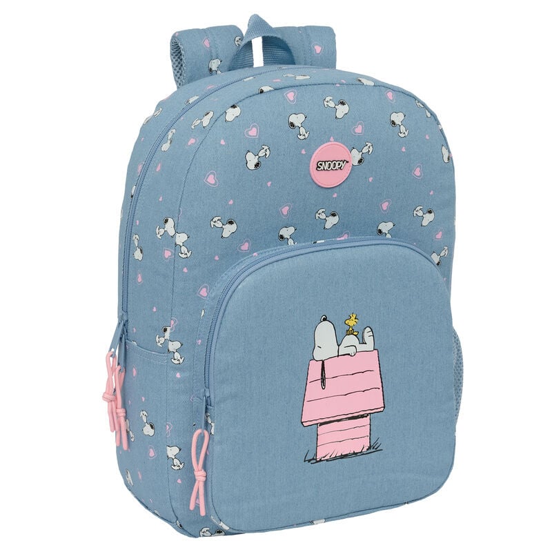 Mochila Snoopy Peanuts 46cm adaptable SAFTA