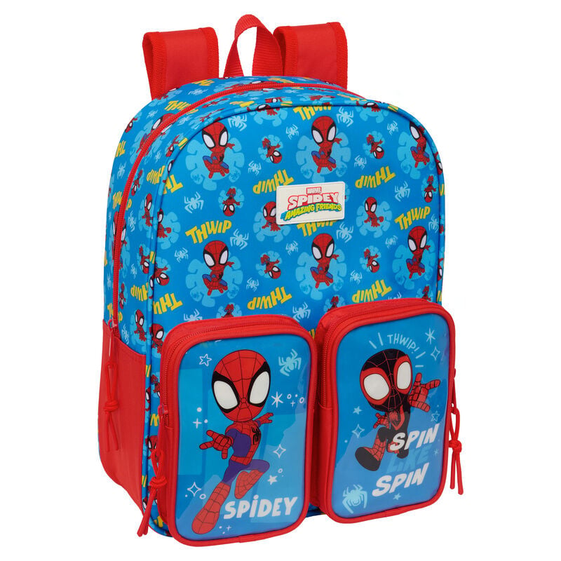 Mochila Spidey Marvel 34cm adaptable SAFTA