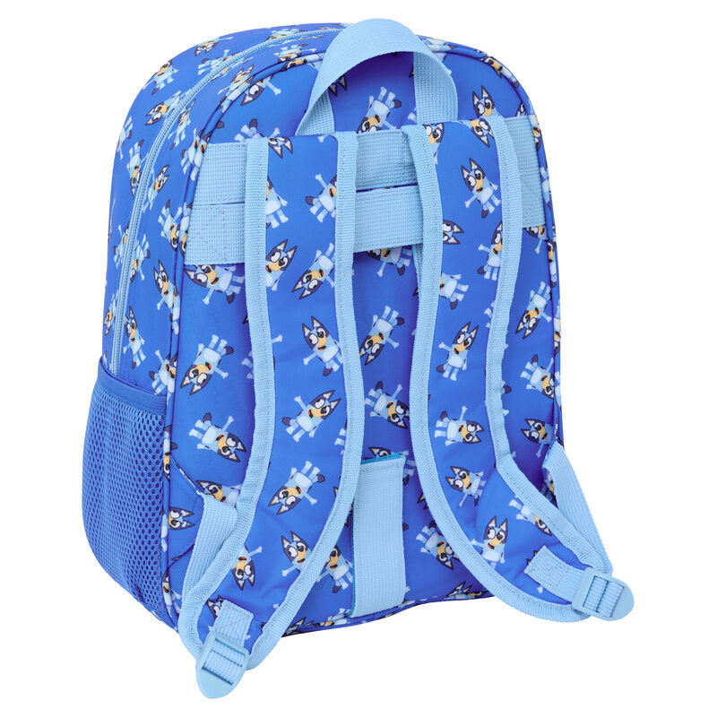 Mochila Lets Play Bluey 34cm adaptable SAFTA