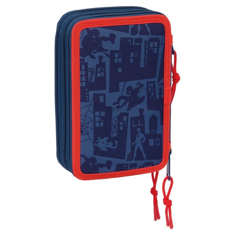 Plumier Spiderman Marvel triple 37pzs SAFTA