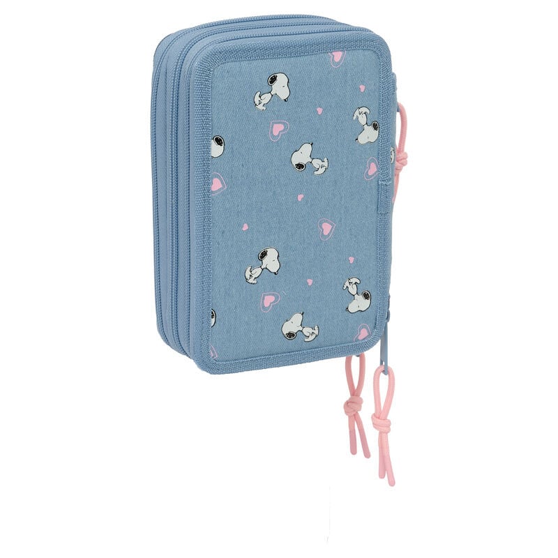Plumier Snoopy Peanuts triple 37pzs SAFTA