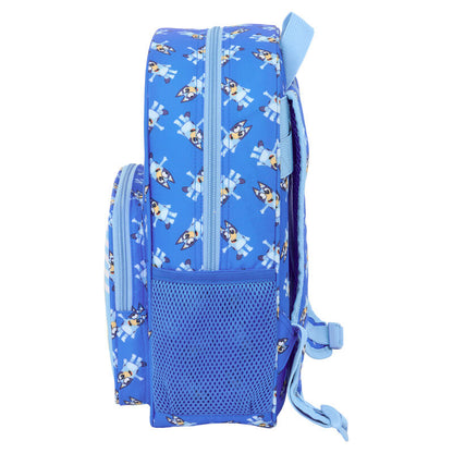 Mochila Lets Play Bluey 34cm adaptable SAFTA