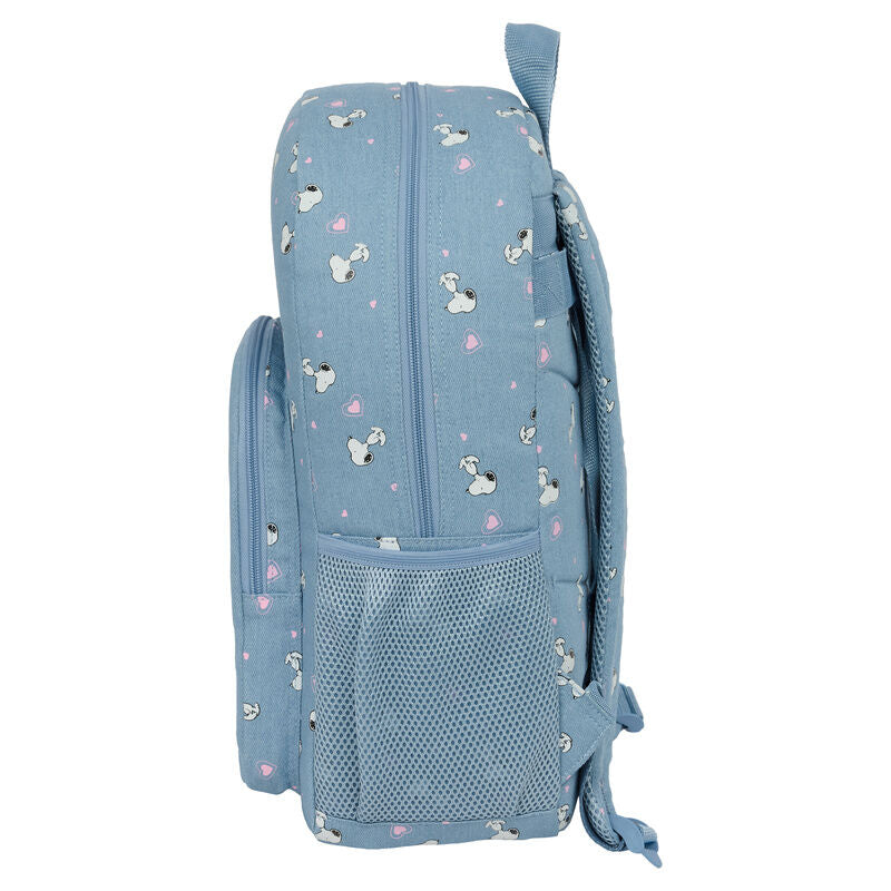 Mochila Snoopy Peanuts 46cm adaptable SAFTA