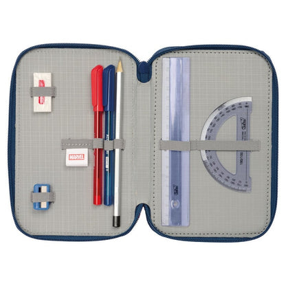 Plumier Spiderman Marvel triple 37pzs SAFTA