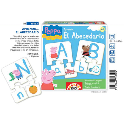 Juego Aprendo el Abecedario Peppa Pig EDUCA BORRAS