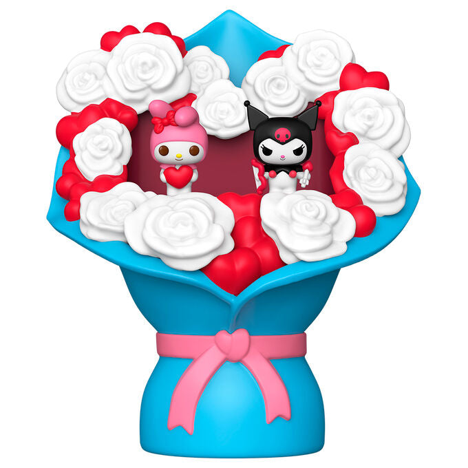 Figura Bitty POP Bouquet Hello Kitty My Melody and Kuromi San Valentin FUNKO