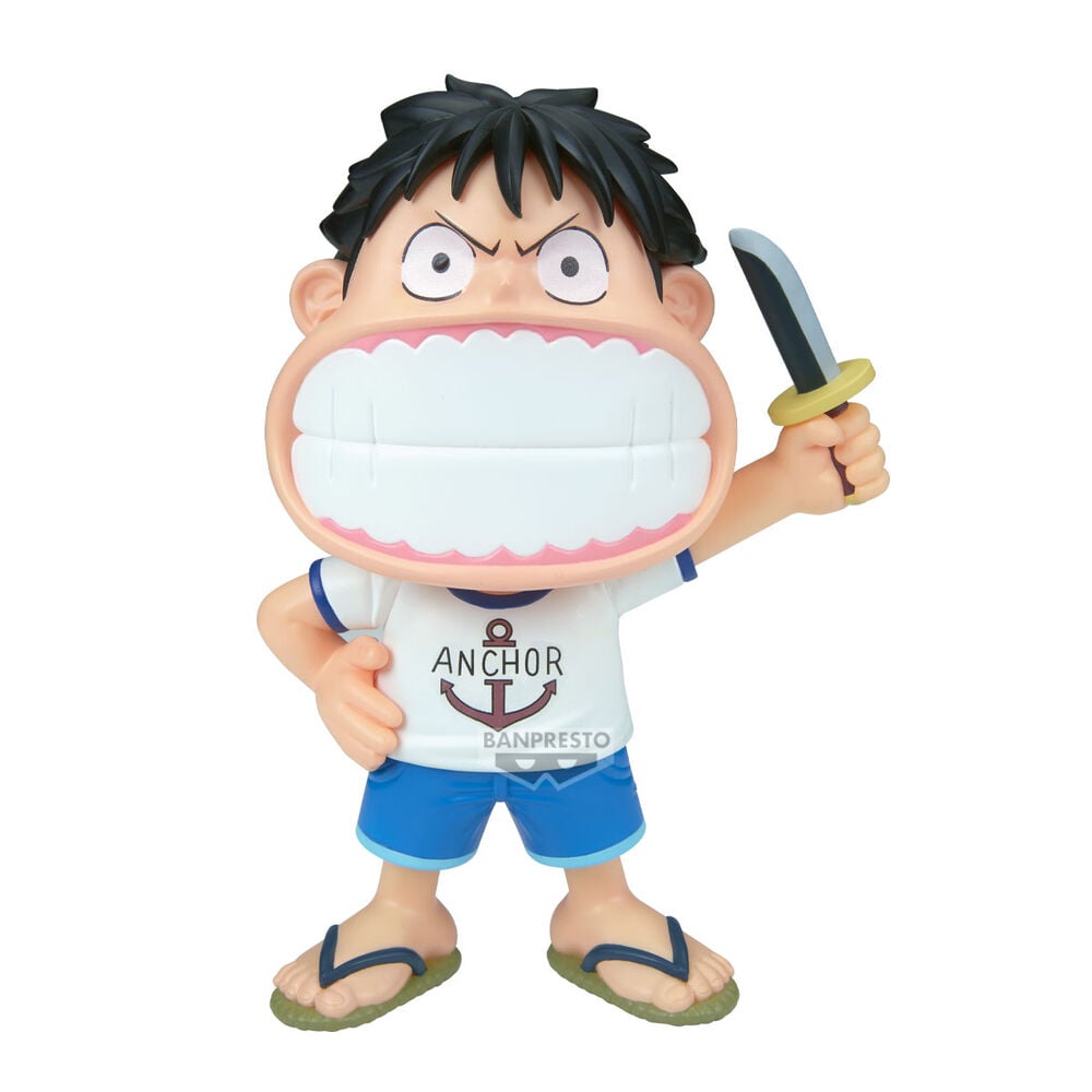 Figura Monkey D Luffy Big Sofvimates One Piece 15cm BANPRESTO