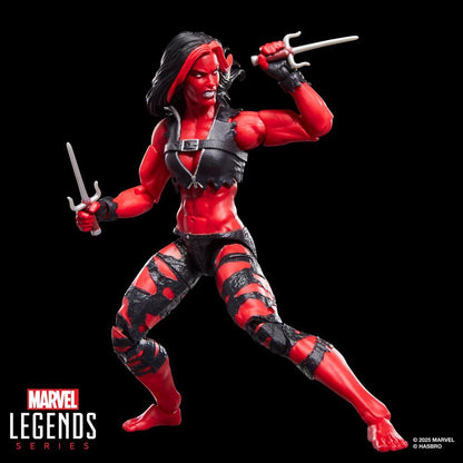 Figura Hulka Roja She-Hulk Marvel Legends 15cm HASBRO