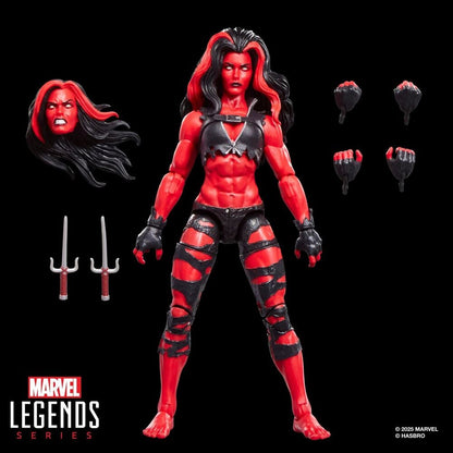 Figura Hulka Roja She-Hulk Marvel Legends 15cm HASBRO