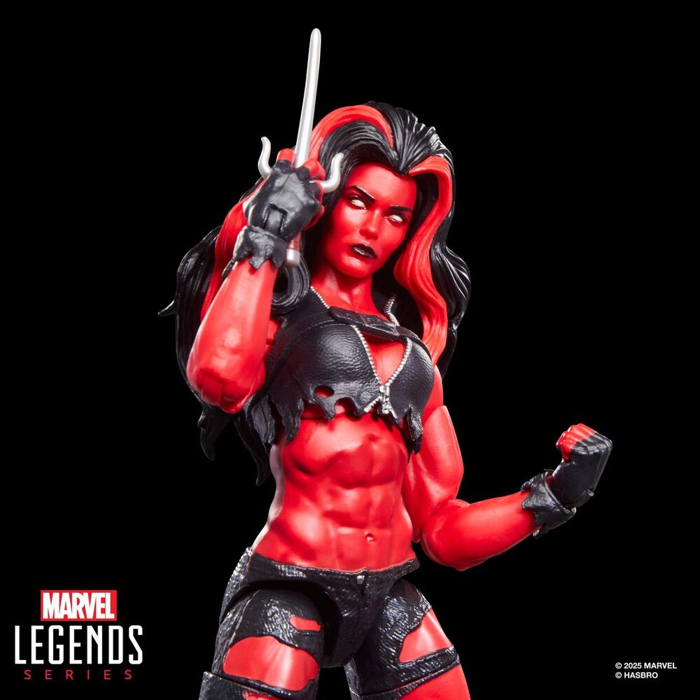 Figura Hulka Roja She-Hulk Marvel Legends 15cm HASBRO
