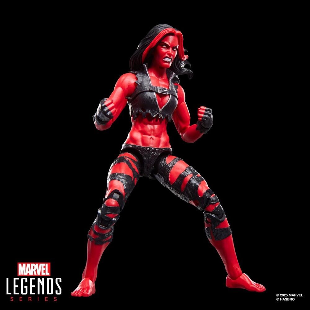 Figura Hulka Roja She-Hulk Marvel Legends 15cm HASBRO