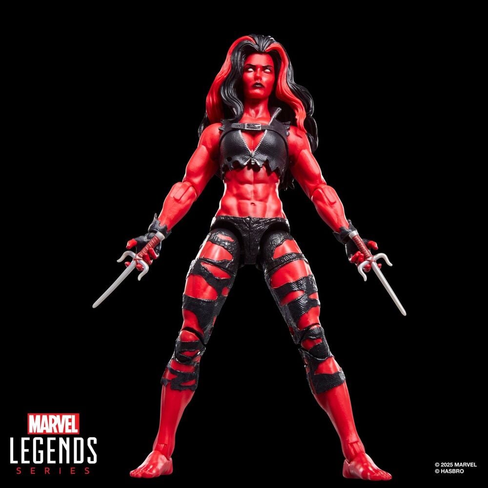 Figura Hulka Roja She-Hulk Marvel Legends 15cm HASBRO