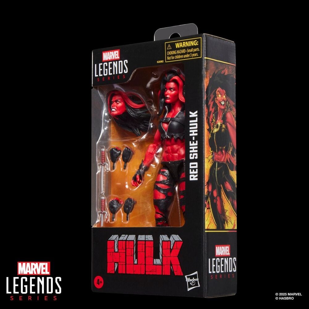 Figura Hulka Roja She-Hulk Marvel Legends 15cm HASBRO
