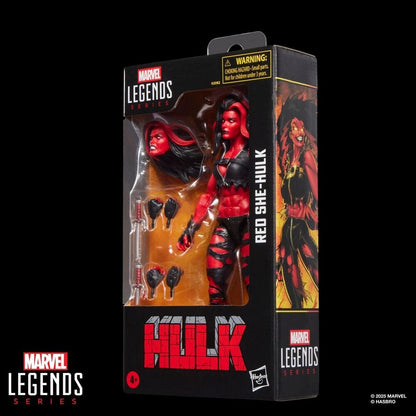Figura Hulka Roja She-Hulk Marvel Legends 15cm HASBRO