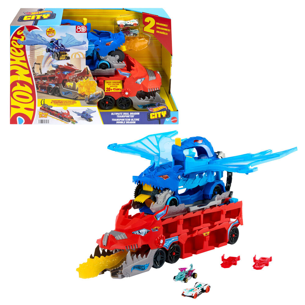 Pista City Dragon Transportador Hot Wheels MATTEL