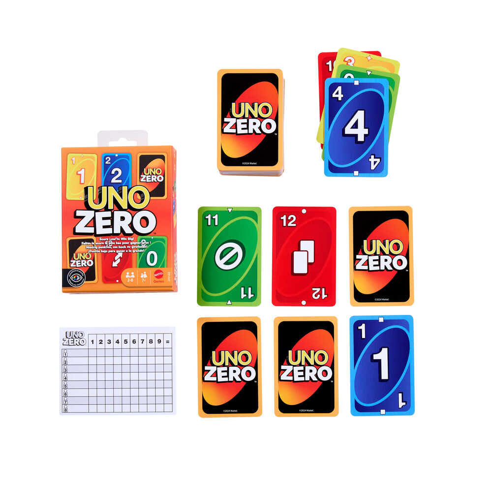 Juego cartas UNO Zero MATTEL