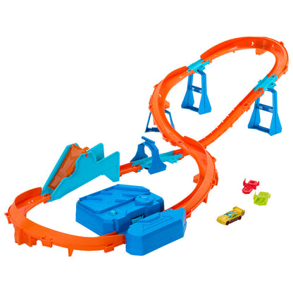 Pista Carreras con Salto Impulsado Hot Wheels MATTEL