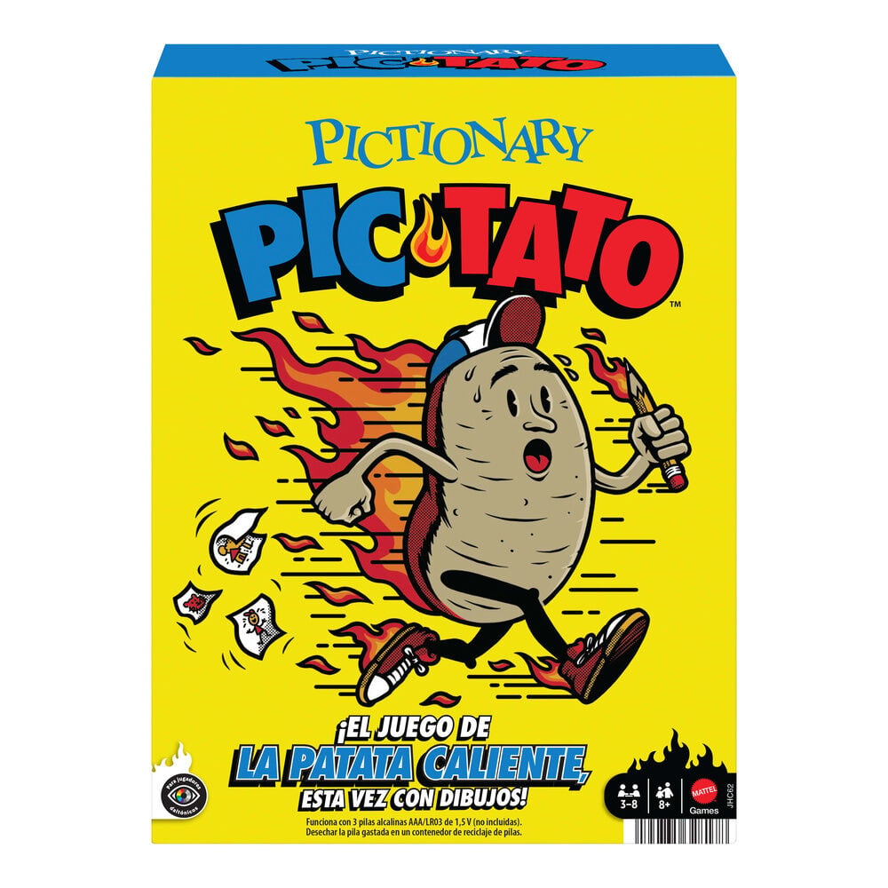 Juego mesa Pic-Tato Pictionary español MATTEL