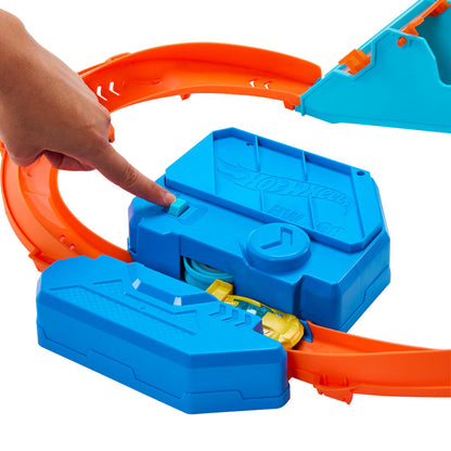 Pista Carreras con Salto Impulsado Hot Wheels MATTEL