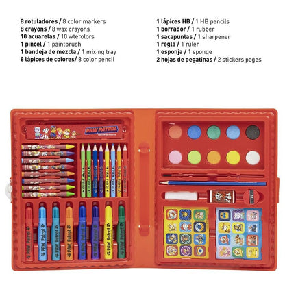 Set papeleria coloreable Patrulla Canina Paw Patrol CERDÁ