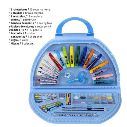 Set Papeleria Stitch Disney 50pzs CERDÁ