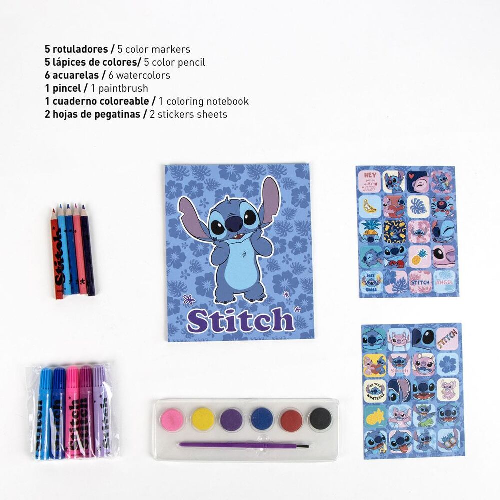 Set papeleria mochila Stitch Disney CERDÁ