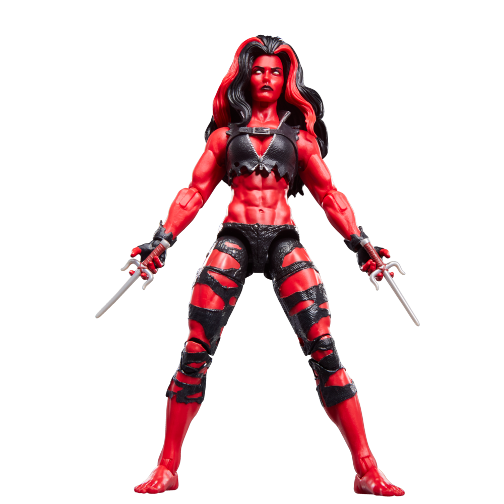 Figura Hulka Roja She-Hulk Marvel Legends 15cm HASBRO