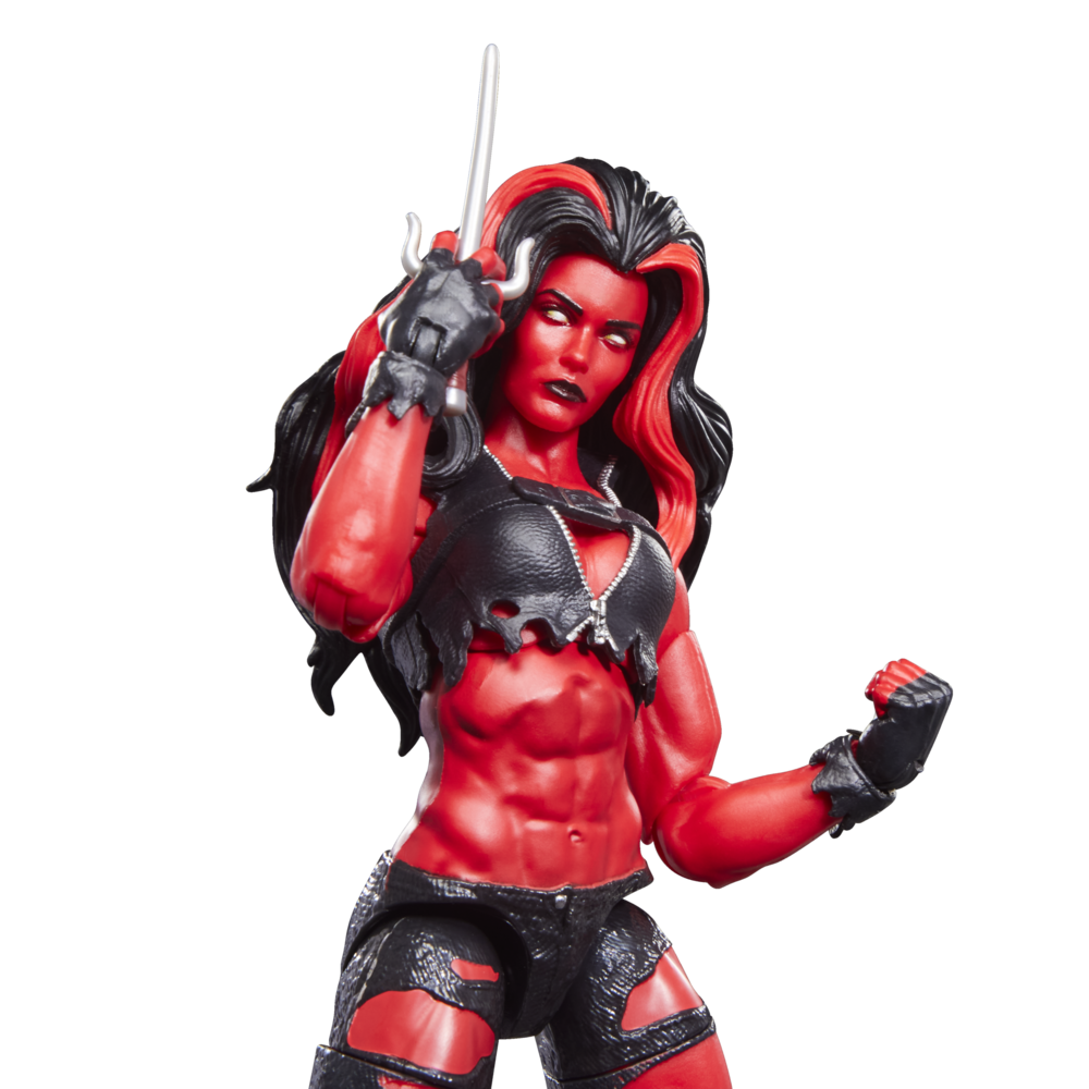Figura Hulka Roja She-Hulk Marvel Legends 15cm HASBRO