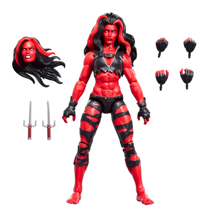 Figura Hulka Roja She-Hulk Marvel Legends 15cm HASBRO