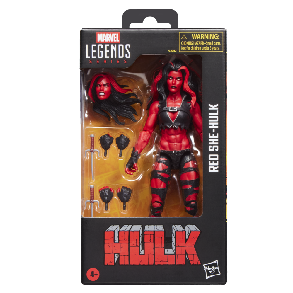 Figura Hulka Roja She-Hulk Marvel Legends 15cm HASBRO
